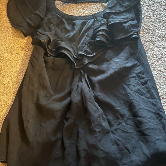 Elena Solano black silk blouse S - Picture 5 of 6